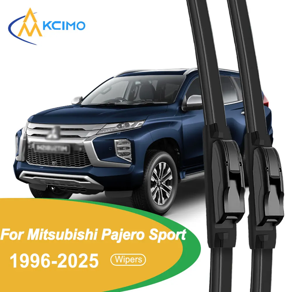 

Universal Silent Wiper Blades for Mitsubishi Pajero Sport 1996-2025 Waterproof Windshield Cleaner 2PCS Car Accessories