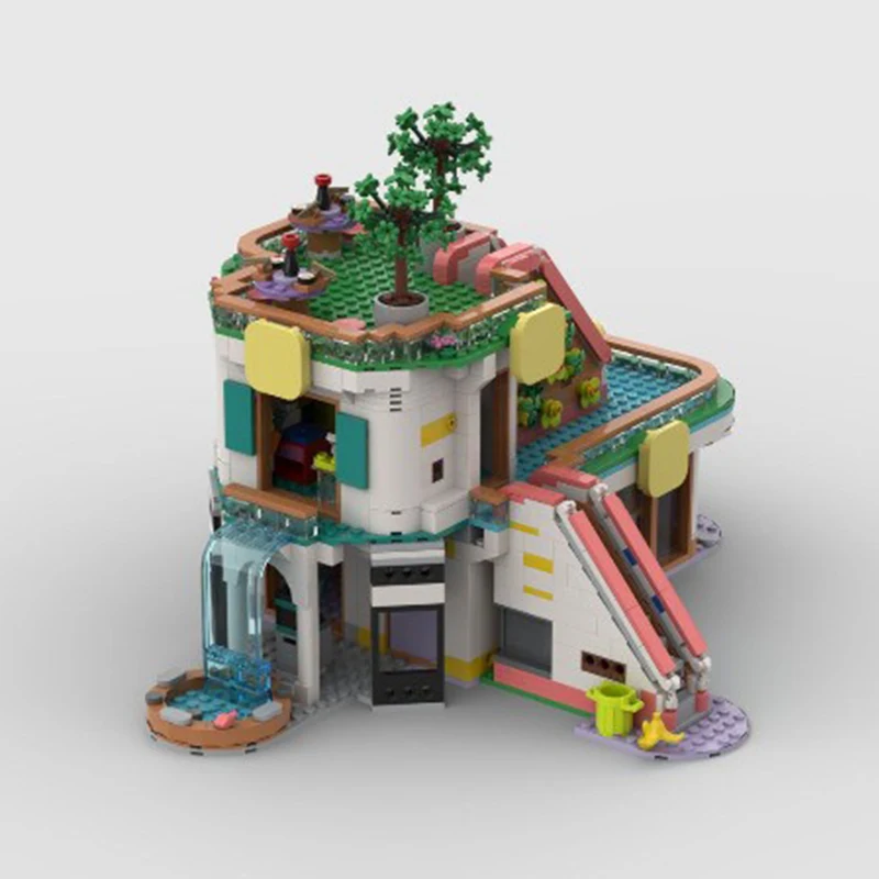 1085 PCS Customize town Hall MOC Customize Modular Building Block Technology Model Design Educational DIY Boy Toy Christmas Gift