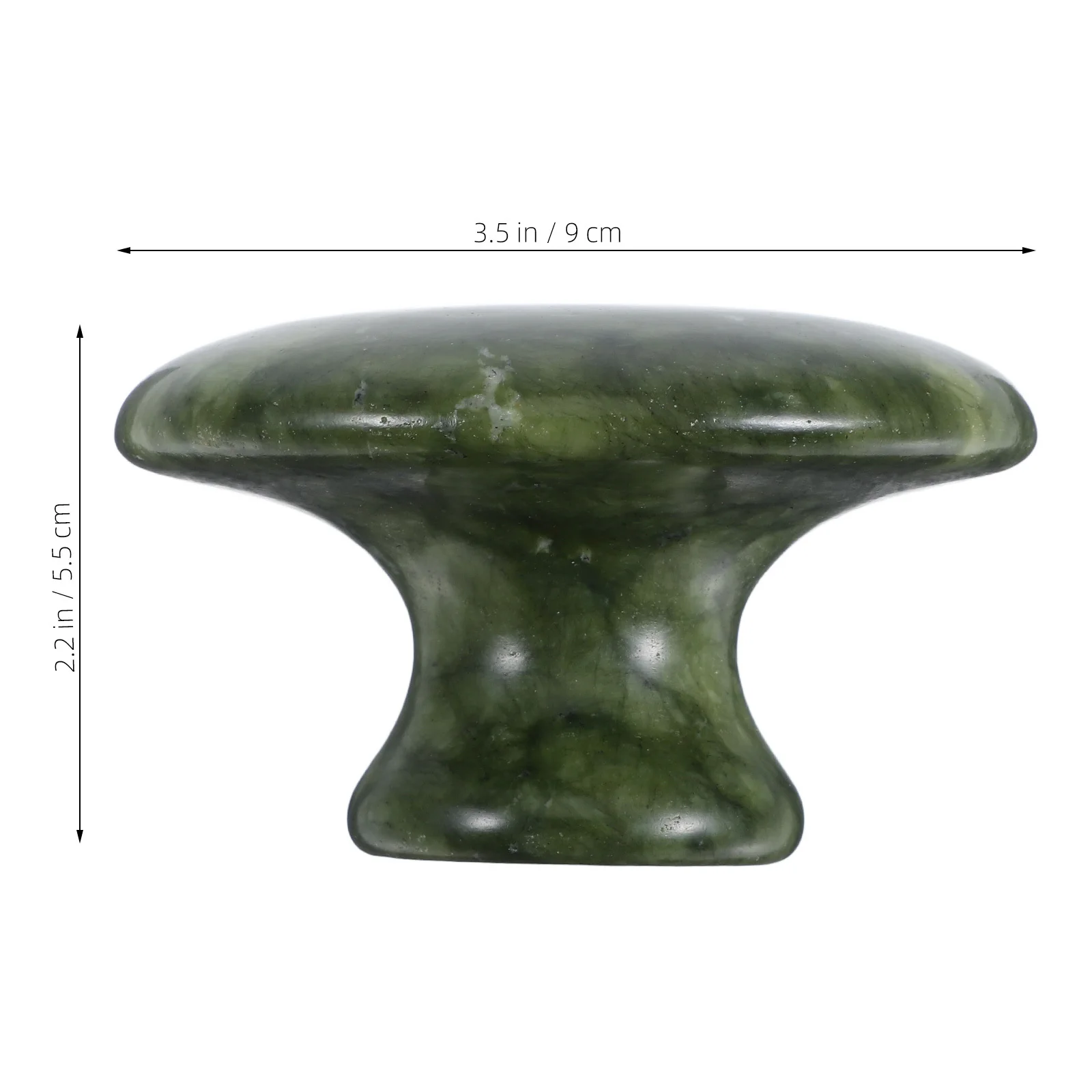 Seta Gua Sha Piedra de masaje Xiuyan Jade Textura suave Facial Cuello Espalda Spa Masajeador Herramienta para relajación y belleza