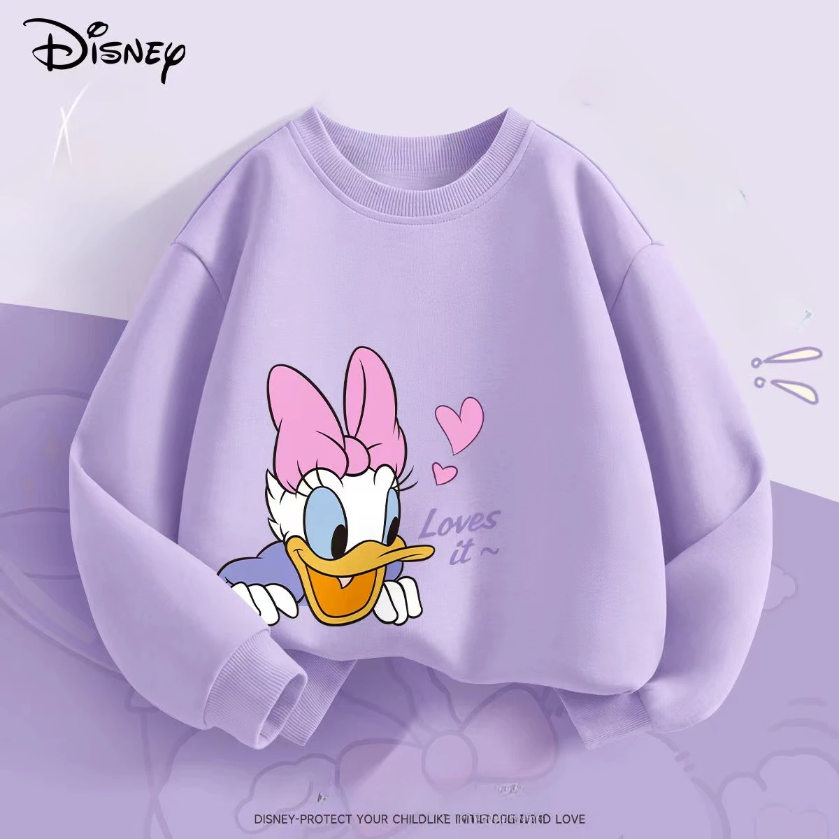 Spring Baby Girls Clothes Sweet Disney Minnie Printed Sweatshirts Children Fashion Long Sleeve T-Shirts Top Casual Pullover