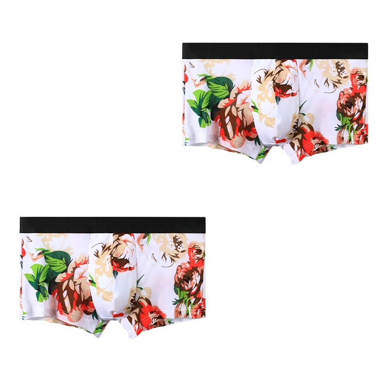 

Мужское нижнее белье, мужские боксеры, шорты-боксеры из ледяного шелка, мужские шорты-боксеры из модала, личность SAO, летние тонкие дышащие