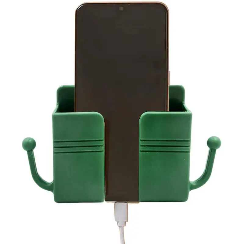 

Настенный держатель для телефона с крючками, самоклеящееся настенное крепление для сотовых телефонов и аксессуаров, многофункциональный телефон