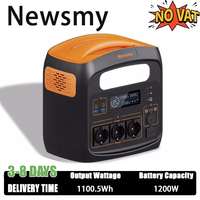Newsmy N1200 Portable Power Station 1200W Solar Generator 1102.5Wh LiFePO4 Battery Home Backup Outdoor Camping Mobile power