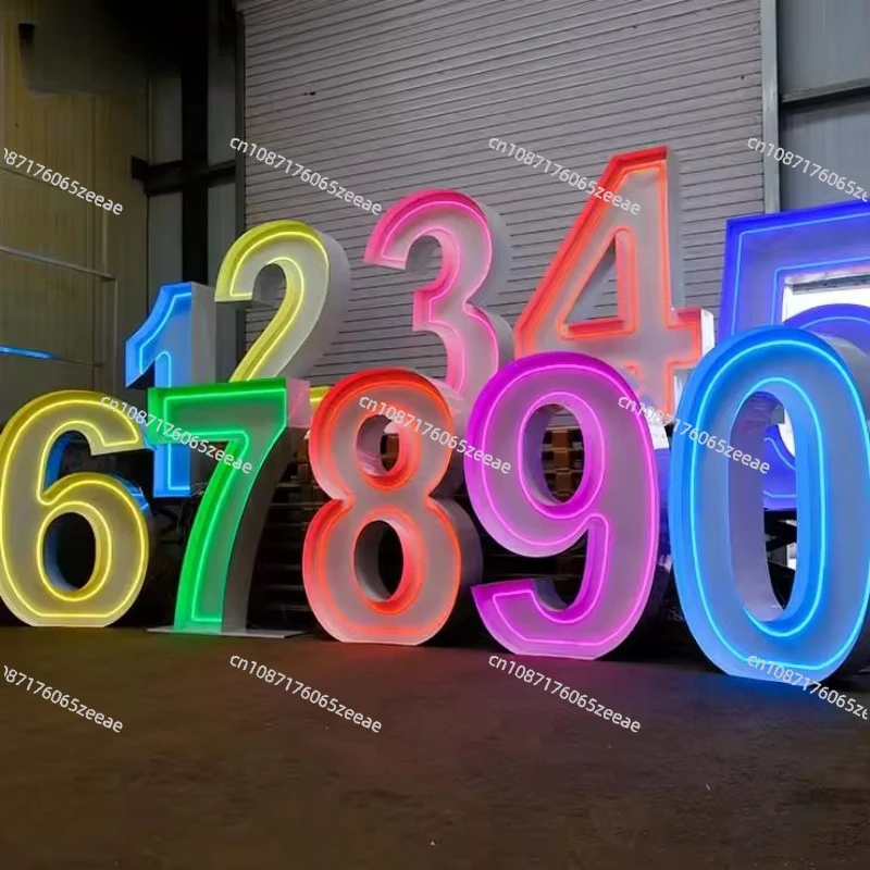 LED outdoor neon marry me metal RGB giant big 3ft 4ft large light up marquee letters signs for birthday party wedding decoration