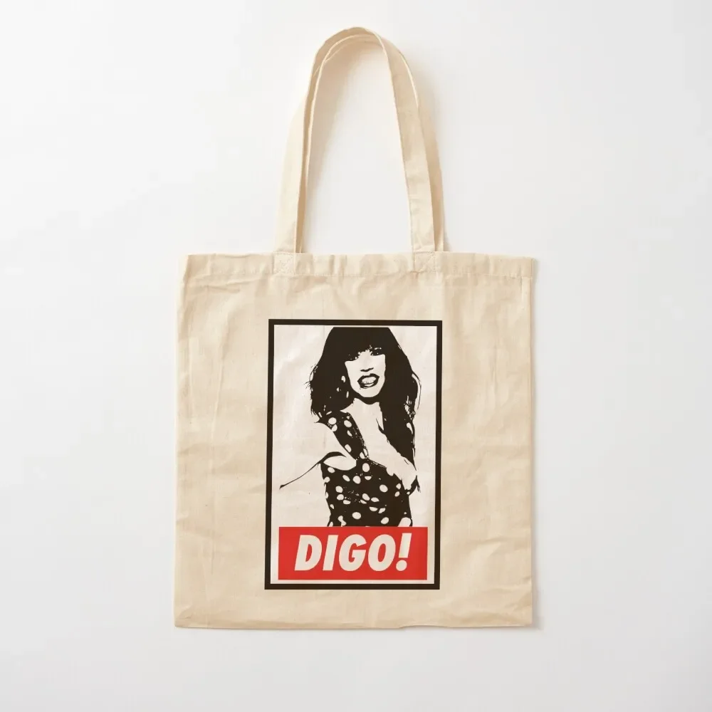 

Digo, Cristina La Veneno Tote Bag tote men reusable shopping shopping logo custom