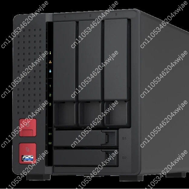 Solución de almacenamiento de datos multibahído de diseño portátil de almacenamiento conectado en red compacta TS-564-8G