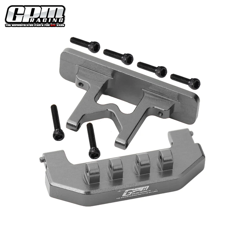 GPM AXIAL 1/24 SCX24 デッドボルト AXI90081 アルミニウム リアバンパー+リアボディシェルマウント