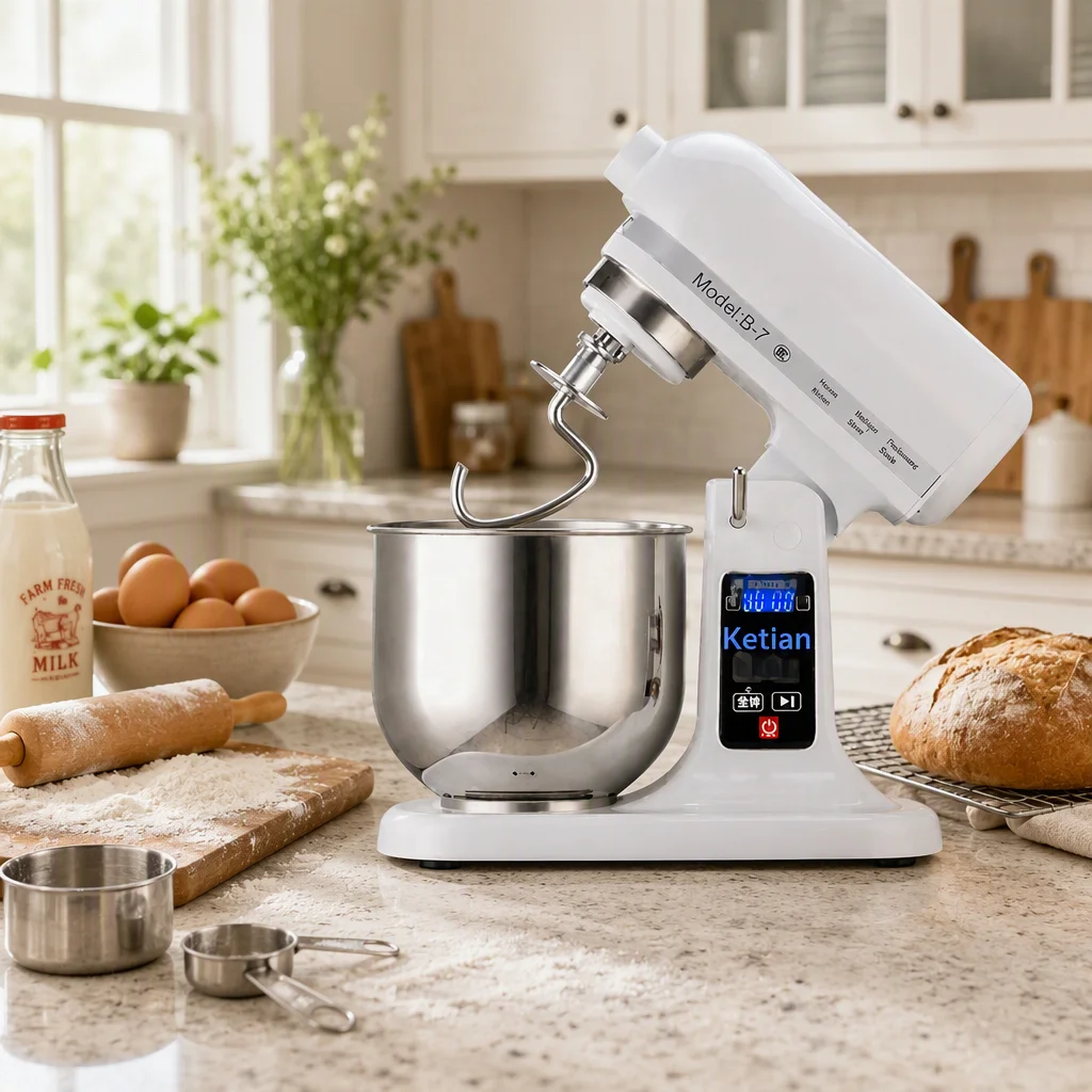 Dough Hooks Egg White Mixer Whipping Cream 7L Countertop Professional Electric Stand Dough Mixer for Samosa