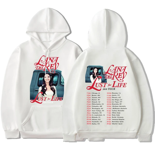 Men Hooded Women Sweatshirts Singer Lana Del Rey Lust for Life Tour Music Album poster prints Pullover Hoodie Unisex Streetwear AliExpress 200000343