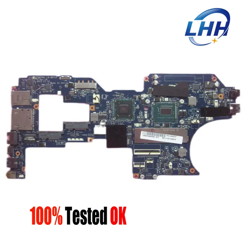 LA-8671P Laptop Motherboard for LENOVOThinkpad S230U Notebook Mainboard CPU I3-3217U I5-3337U I7-3667U RAM 4G