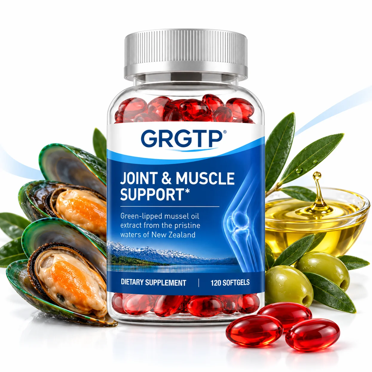 Joint & Muscle Support - Enhances Overall Comfort, Protect Cartilage and Mobility, Improves Joint Function, Boosts Immunity