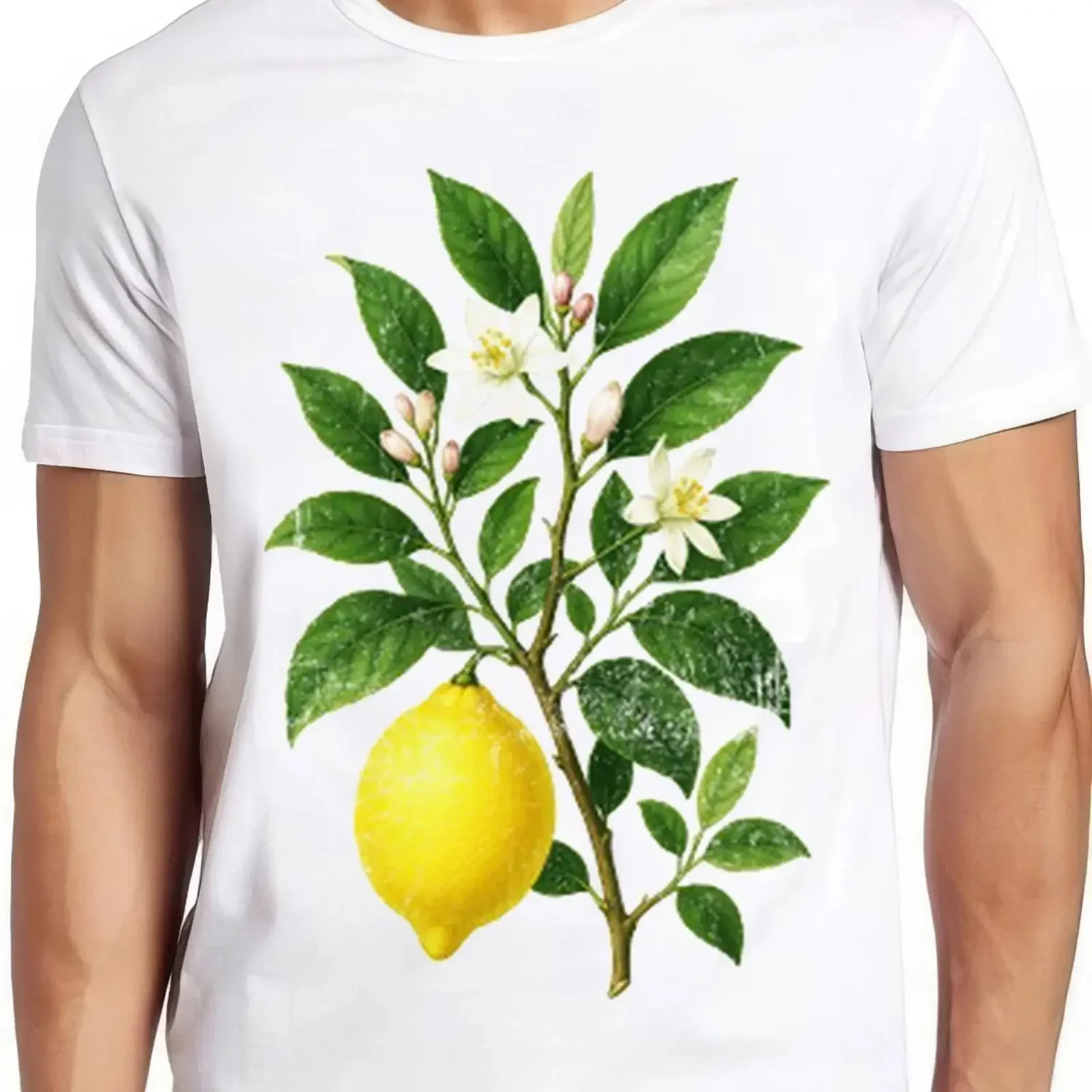 Funny T Shirt Lime Flower Lemon Fruit Tree Nature Meme 2776 Image 1 of 2 vintage Washed designer clothes Slightly Comfortable