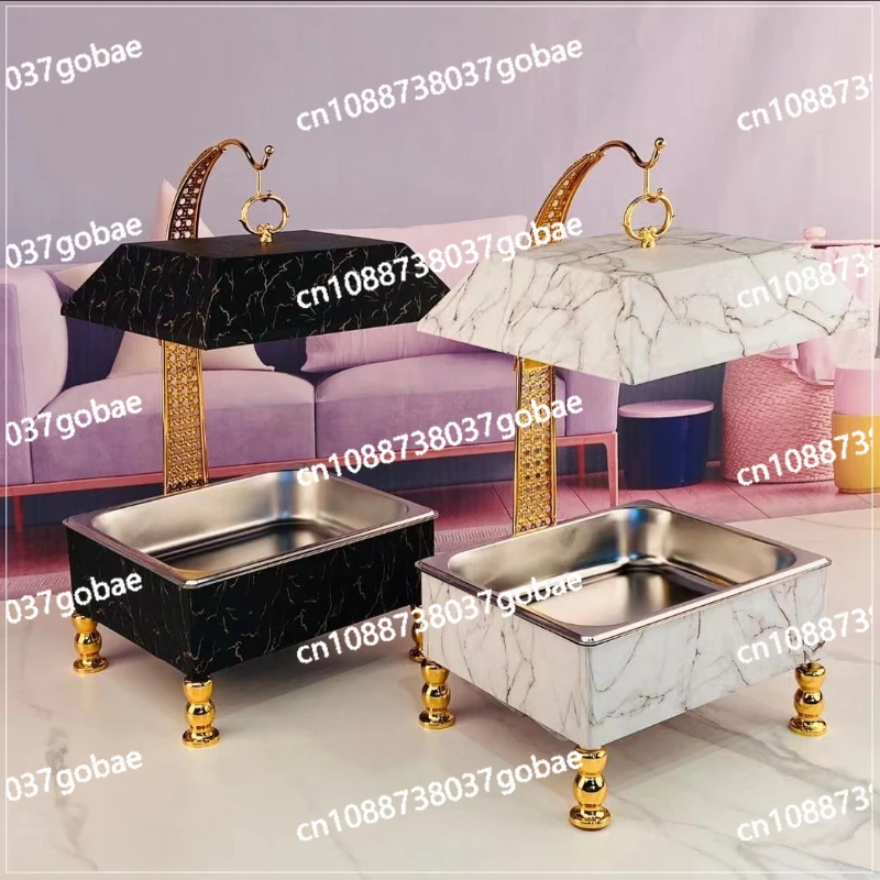 Buffet Food Warmer Wedding Party Gold  Dishes Hanging  Dish for Feast Banquet