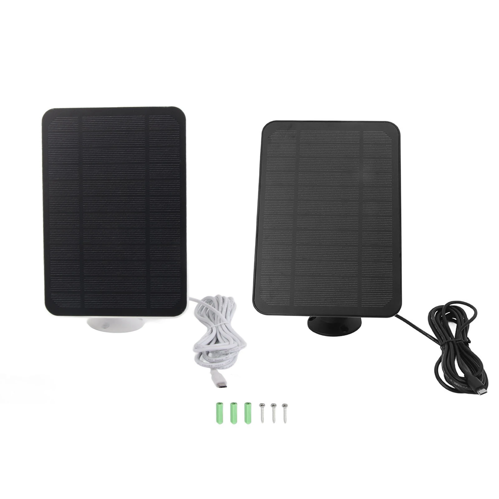 

Solar Panel 4W 5V Low Power Consumption High Efficiency Outdoor Solar Panel ABS Monocrystalline Silicon for Surveillance Cam