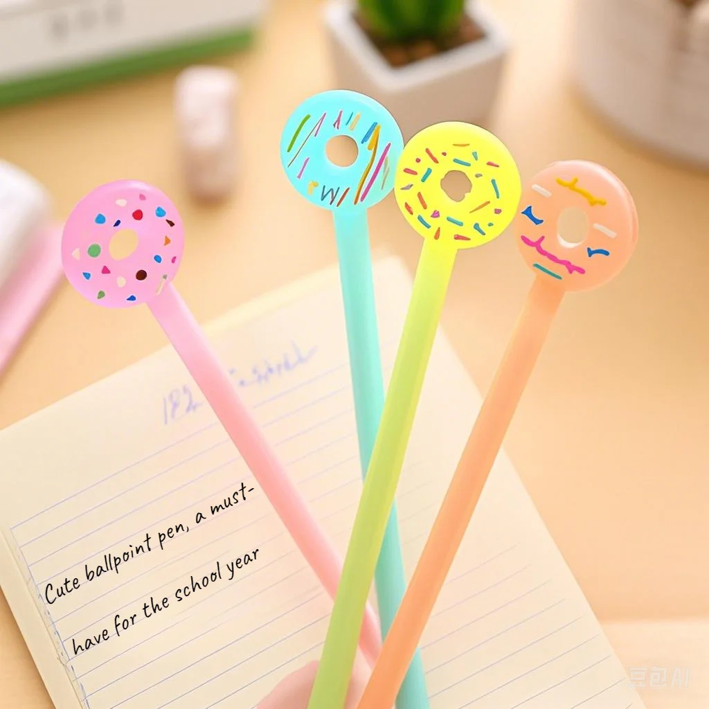 10 peças de caneta esferográfica neutra, suprimentos essenciais para o início da temporada escolar para escritório, escola, diário e projetos de arte.