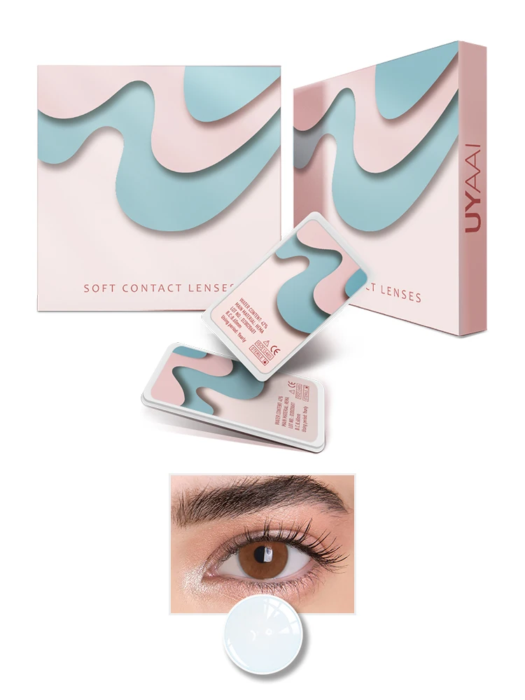 Bio-essence -0,75~-9,00 Klare Kontaktlinsen mit Dioptrien-Vorbehalt, hochwertige transparente Kontaktlinsen mit Sehstärke – Detail 8