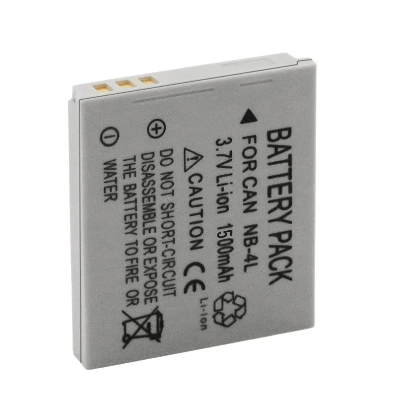 NB-4L battery replaces Canon camera battery.For IXUS 30/40/50/55/60/65/70/75 Ixus i7 zoom TX1 IXUS80， 3.7V 1400mAh