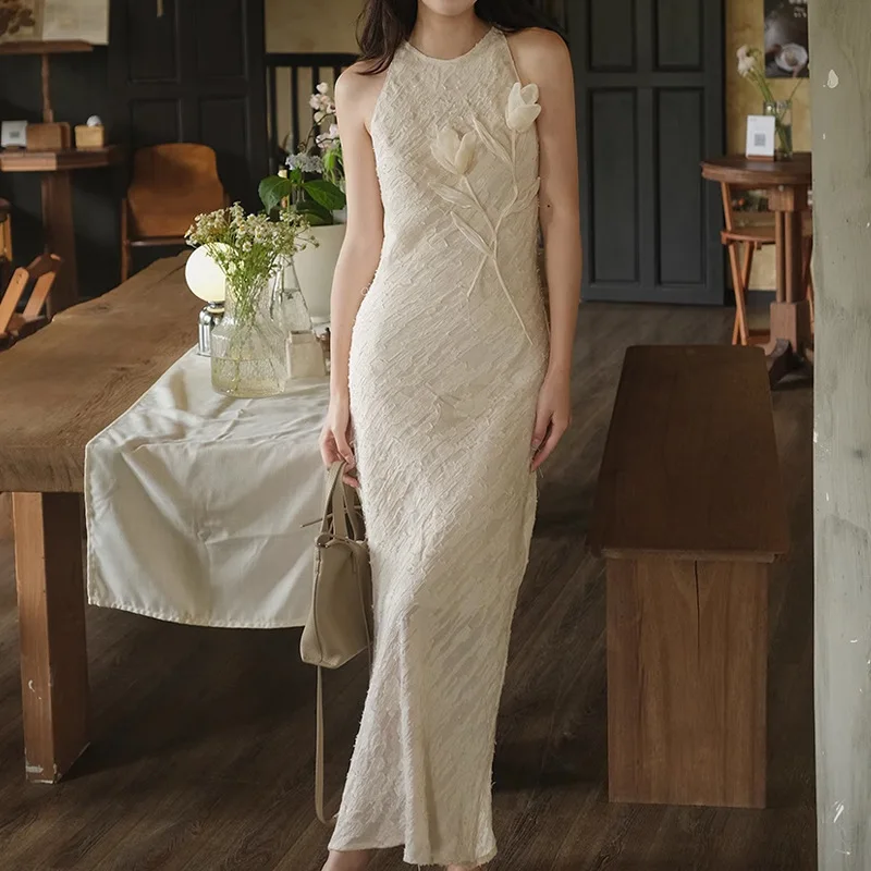 

Popular tank top women's summer new French design dress