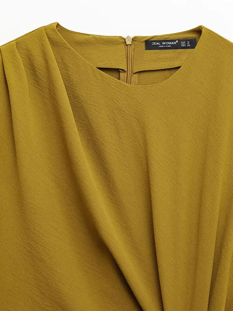 2025 Spring Summer Women Sexy Chic Solid Women Dress Cami Sleeveless Wrinkled Decoration Long Dress New Fashion Dress