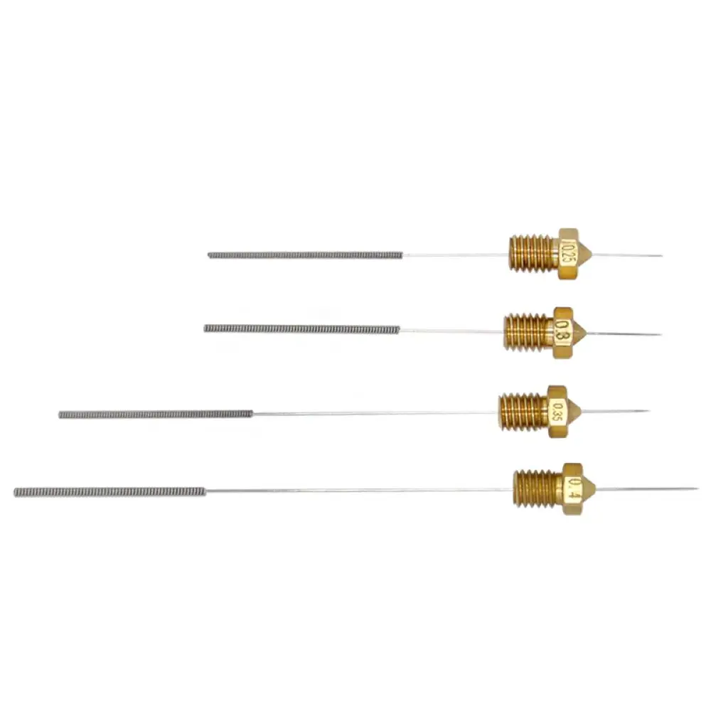 طقم تنظيف فوهة الطابعة ثلاثية الأبعاد 0.15/0.2/0.25/0.3/0.35/0.4/0.5/0.6/0.8/1.0 مللي متر فوهة من الفولاذ المقاوم للصدأ منظف إبر التنظيف