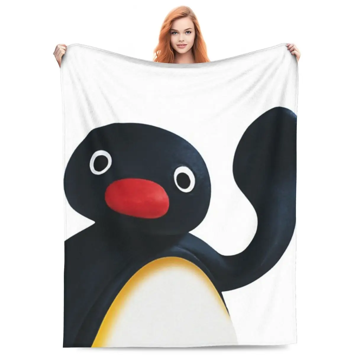 

Penguin Blanket Fleece Sofa Throw Blanket Super Soft Throw Blankets for Couch Bedding Travel Throws Bedspread Quilt