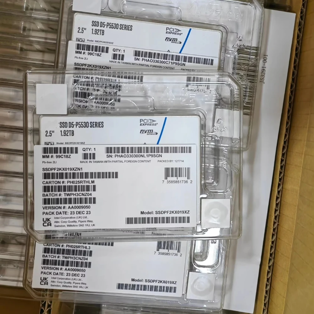 Рисунок 5 - Для сервера Intel SSD D5-P5530 960G 1