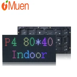 P4 Indoor SMD LED Display Module 320x160mm 1 / 20 Scan 80 x 40 dots for LED screen