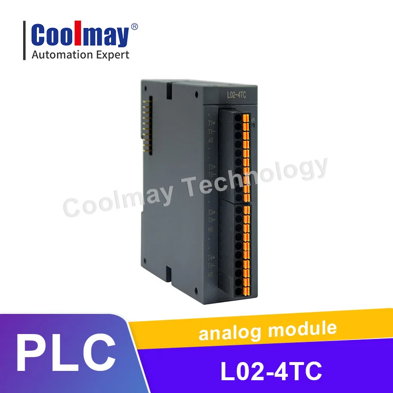 Coolmay 4-channel Thermocouple Temperature Sensing L02-4TC for Industrial