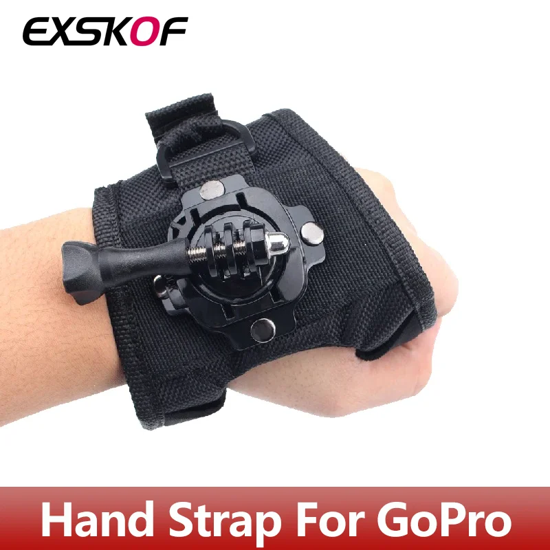 360° Rotation Glove Wrist Strap Mount For GoPro Hero 13 12 11 10 9 8 7 Insta360 X2 X3 X4 DJI Osmo Action 5 4 Camera Accessories