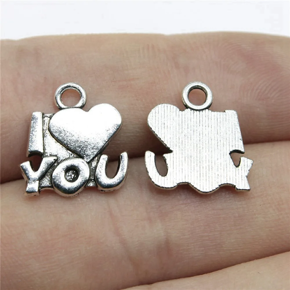 Charms Pendant Love Heart Peach Tags Funny Jewellery
