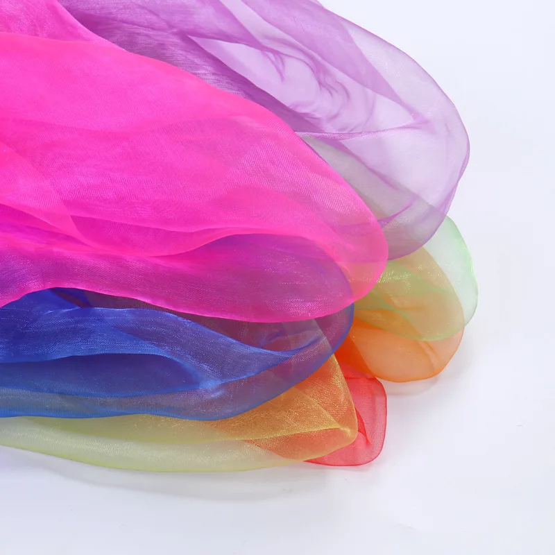 Chiffon Nylon Square Children Stage Performance Scarf