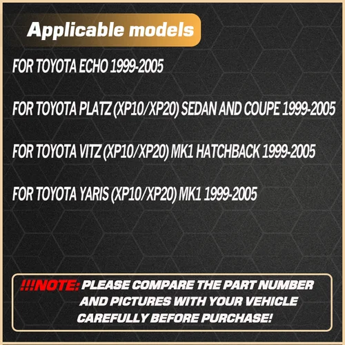 Imagen 2 del producto Para Toyota Echo Toyota Platz Toyota Vitz MK1 Toyota Yaris MK1 1999-2005 interruptor de dirección combinado de luz intermitente 841400 D020