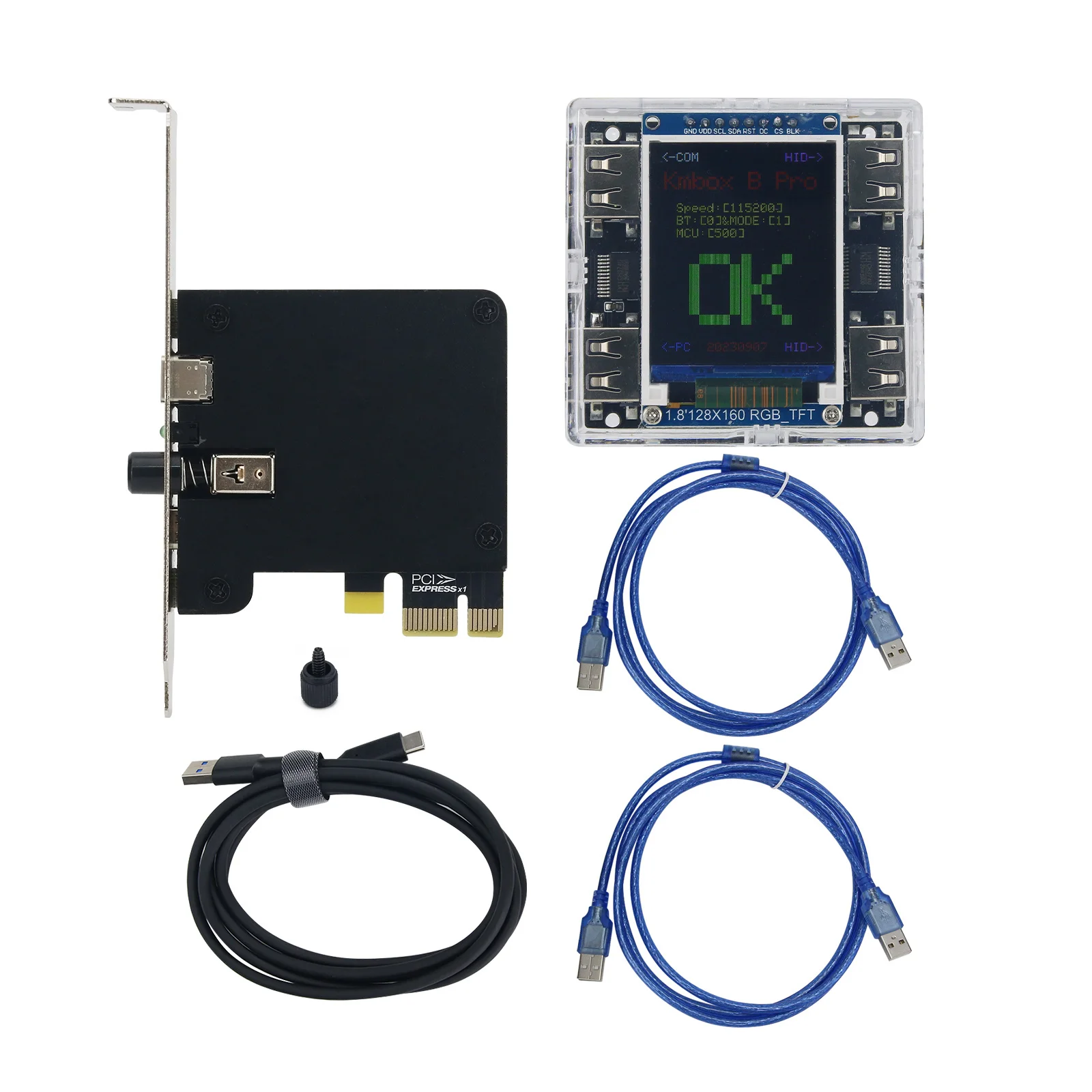

DMA Board Basic Version General Firmware + Kmbox B+ (Pro) Keyboard Mouse Controller With Screen