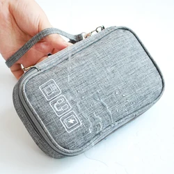 Cable Bag Organizer Wires Charger Digital USB Gadget Portable Electronic Earphone Case Zipper Storage Pouch Accessories Supplies