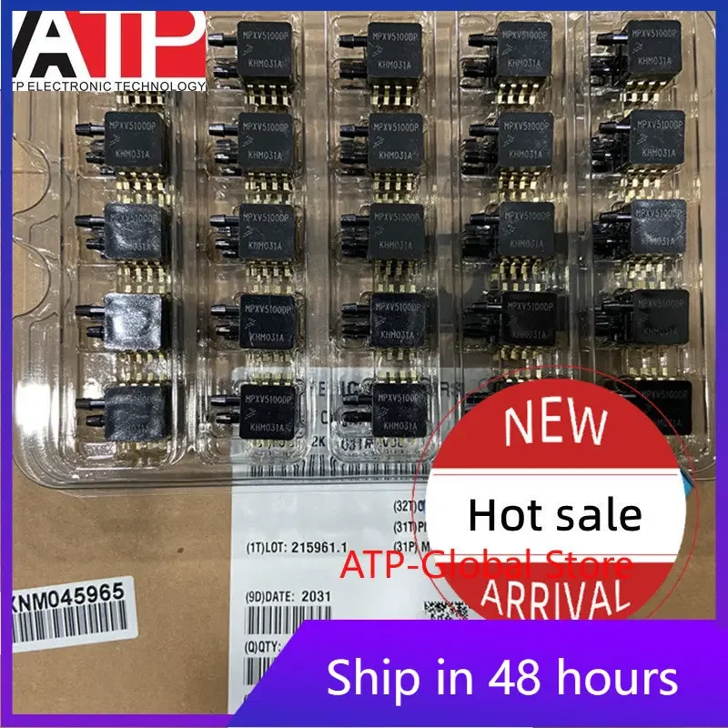 10PCS/LOT MPXV5100DP 100KPA Pressure Sensor MPXV5100DP Supply Voltage 5V  New Original ATP