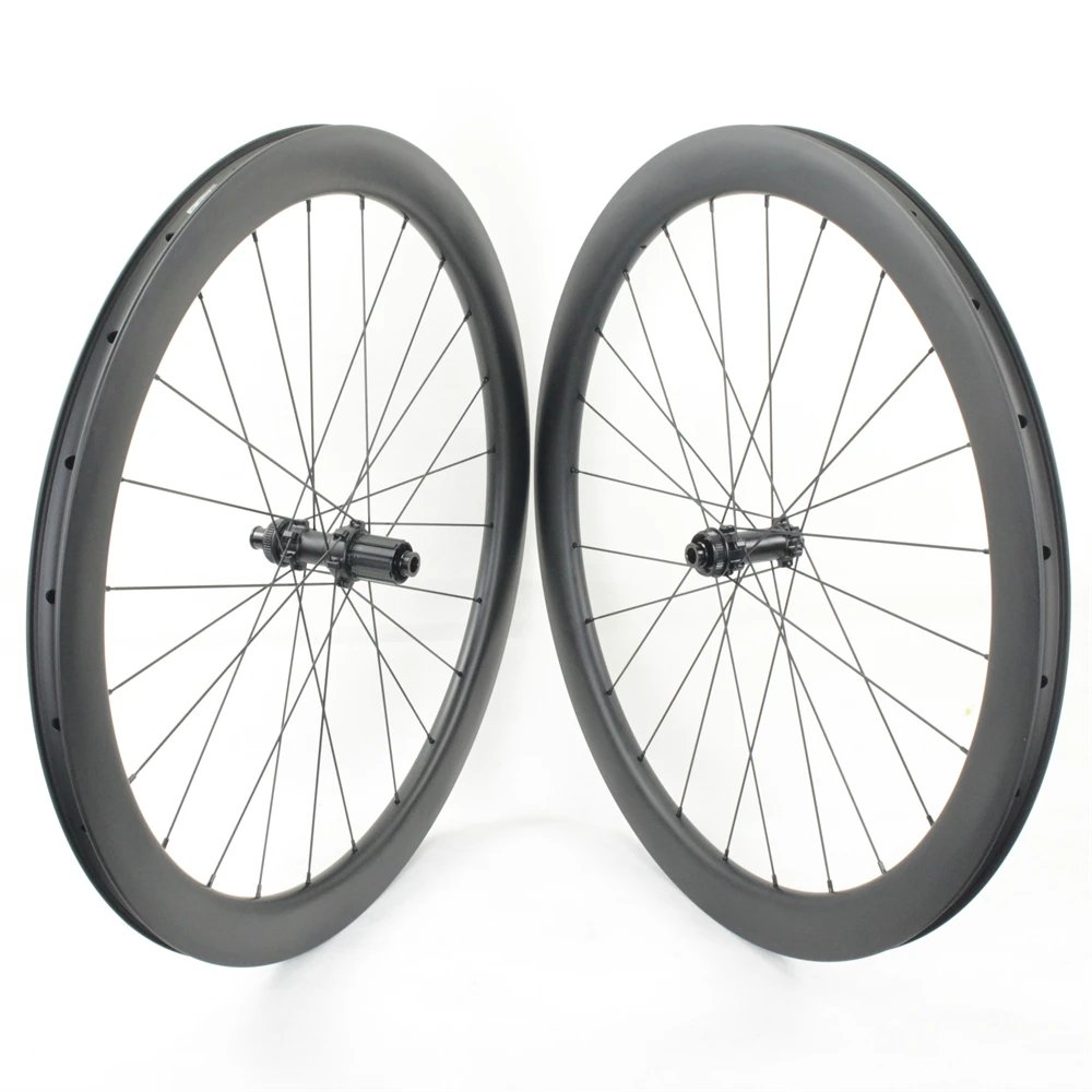 Carbon Road Bike Wheel Gravel Cycloss Bike Wheel Disc Brake Center Lock 24/38/50/60/88mm Clincher Wheelset