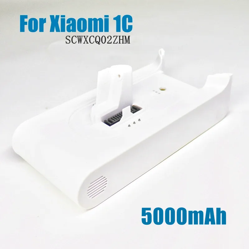 Original 5000mAh For Xiaomi Handheld Cordless Vacuum Cleaner Accessories 1C SCWXCQ02ZHM Vacuum Cleaner Replacement Battery Back