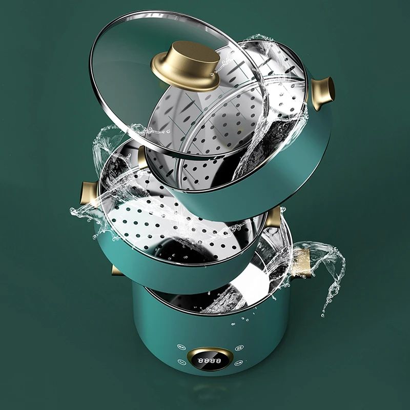 Inteligentny elektryczny parowiec domowy wielofunkcyjny automatyczny parowiec o dużej pojemności ze stali nierdzewnej