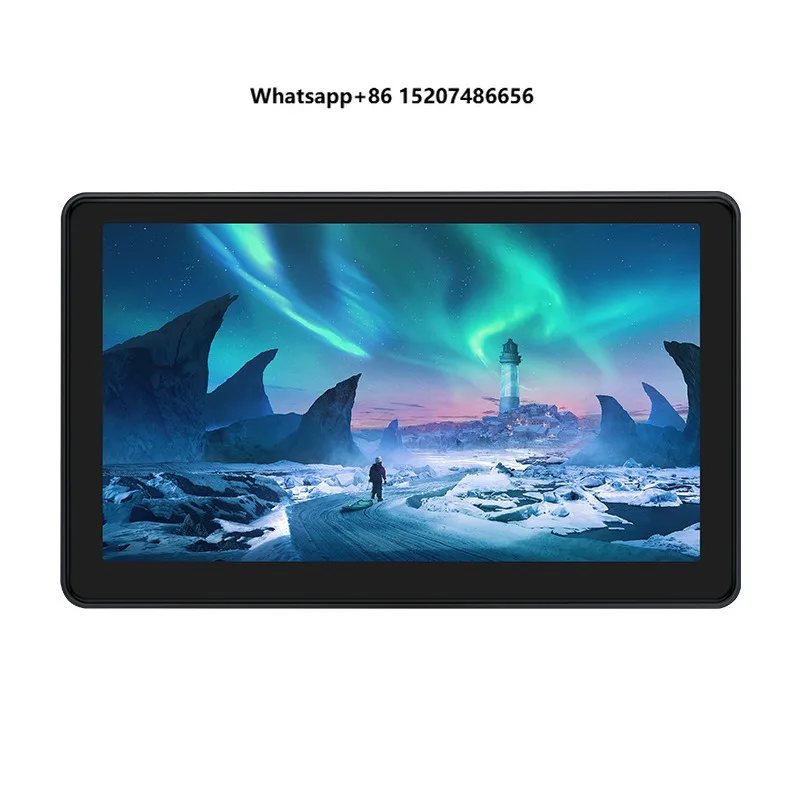 Car Dvd Player 10.1-inch HD IPS Android Headrest-Mounted with Android Auto for Universal Entertainment System