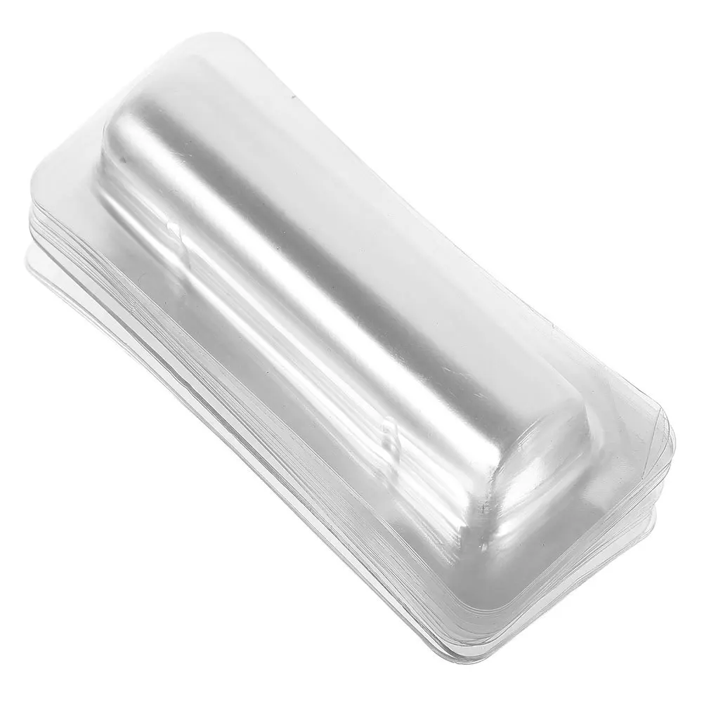 40Pcs Cash Card Holder DIY Clear Plastic Transparent Dome Lightweight Portable Organizer for Travel Use