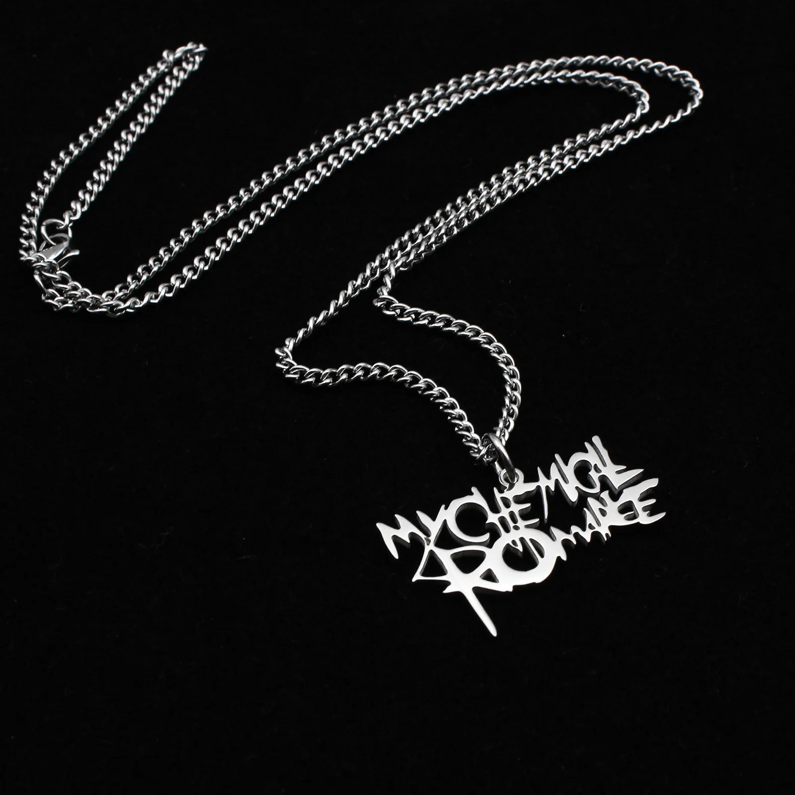 My Chemical Romance Heavy Metal Punk Stainless Steel Rock Necklace Pendant