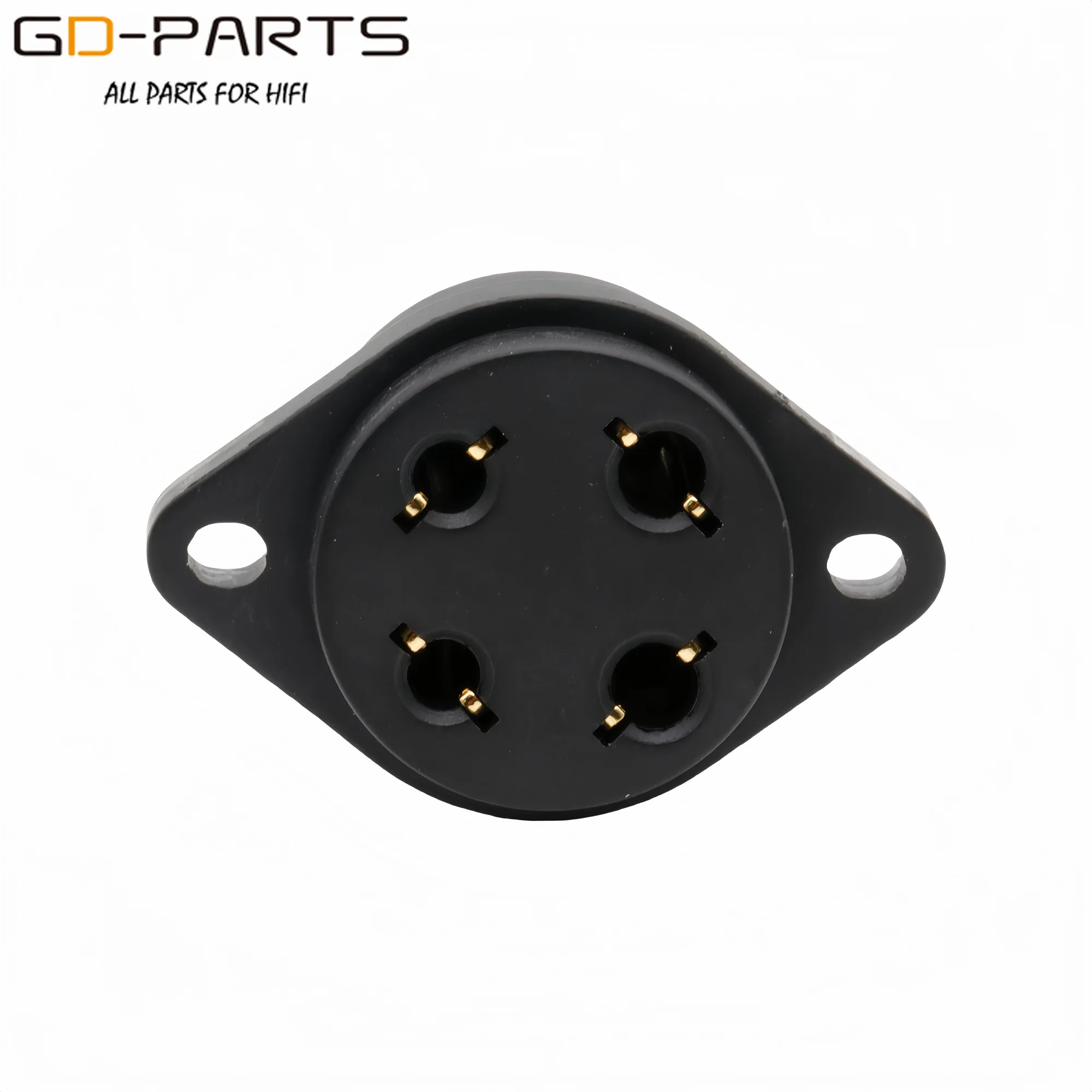 EIZZ Bakelite Electron Tube Socket 4pin 7Pin 8 Pin Octal 9-Pin For 2A3 300B 6J1 6Z4 KT88 EL34 ECC81 ECC83 24K Gold Plated Pins