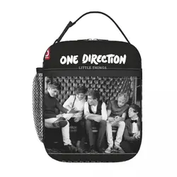 One Directions Insulated Lunch Bag for Women Resuable Music Combination Cooler Thermal Bento Box Office Picnic Travel