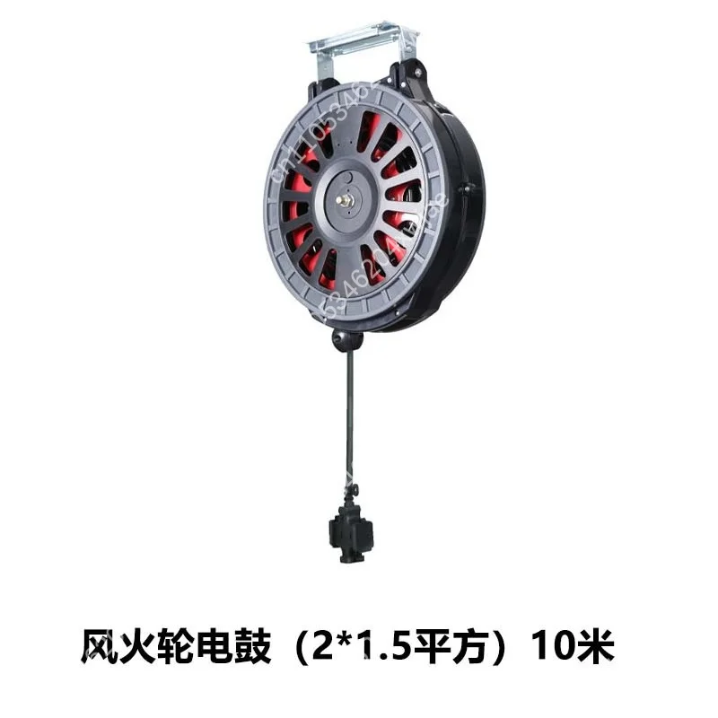 Car Wash Bay Combo Reel System High Pressure Water Air Electric Foam Drum with Retractable Hose