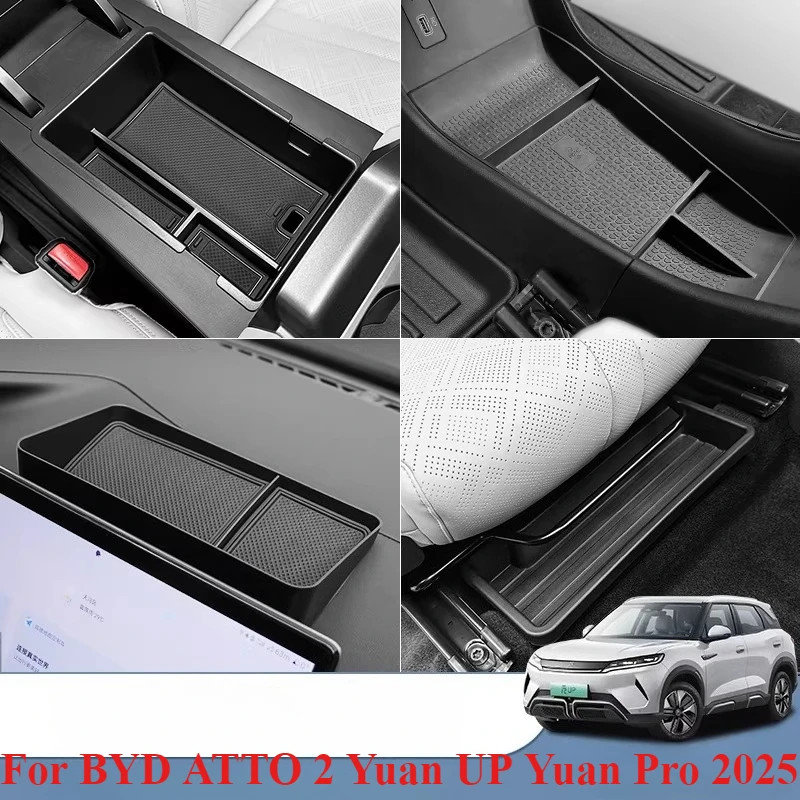 

Car Center Console Organizer Armrest Storage Box Tray Container Pallet Accessories Parts For BYD ATTO 2 Yuan UP Yuan Pro 2025