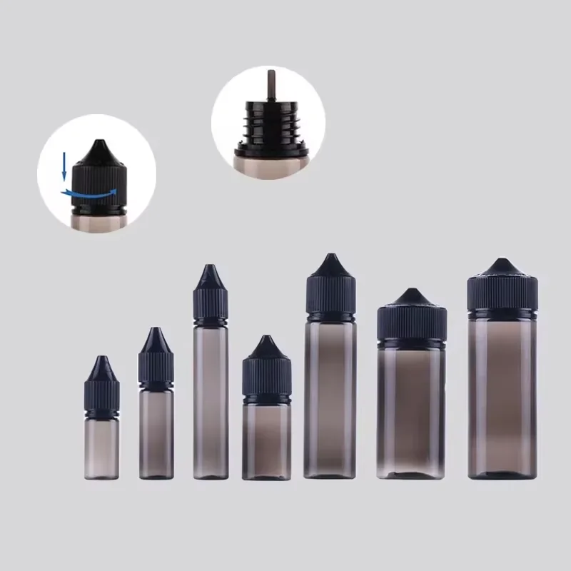 20 個 30-120 ミリリットル PET 空ボトルプラスチックオイル充填ボトルポータブルスポイトボトル液体瓶ジュース用の絞り可能な容器