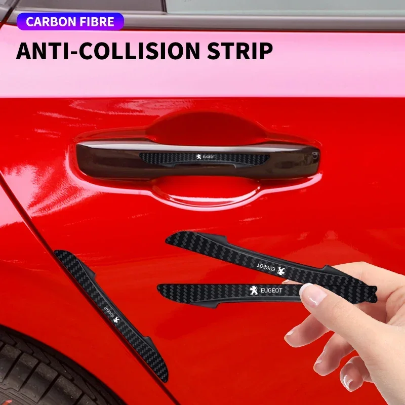 New Bumper Anti-collision Strip Car Door Scratch Protector Sticker For Peugeot 206 207 208 306 307 308 508 106 107 108 2008 5008