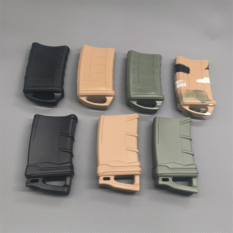 Tactical M4/M16 Fast Magazine Rubber Holster 5.56 Mag Bag Sleeve Rubber Slip Cover Gun Airsoft Cartridge Hunting Accessories