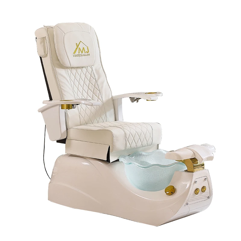 Pedicure Chair.Pacific GT Pedicure Spa Chair For Professional Salons & Spas, Shiatsu Massage Chair, LED Light In Bowl,