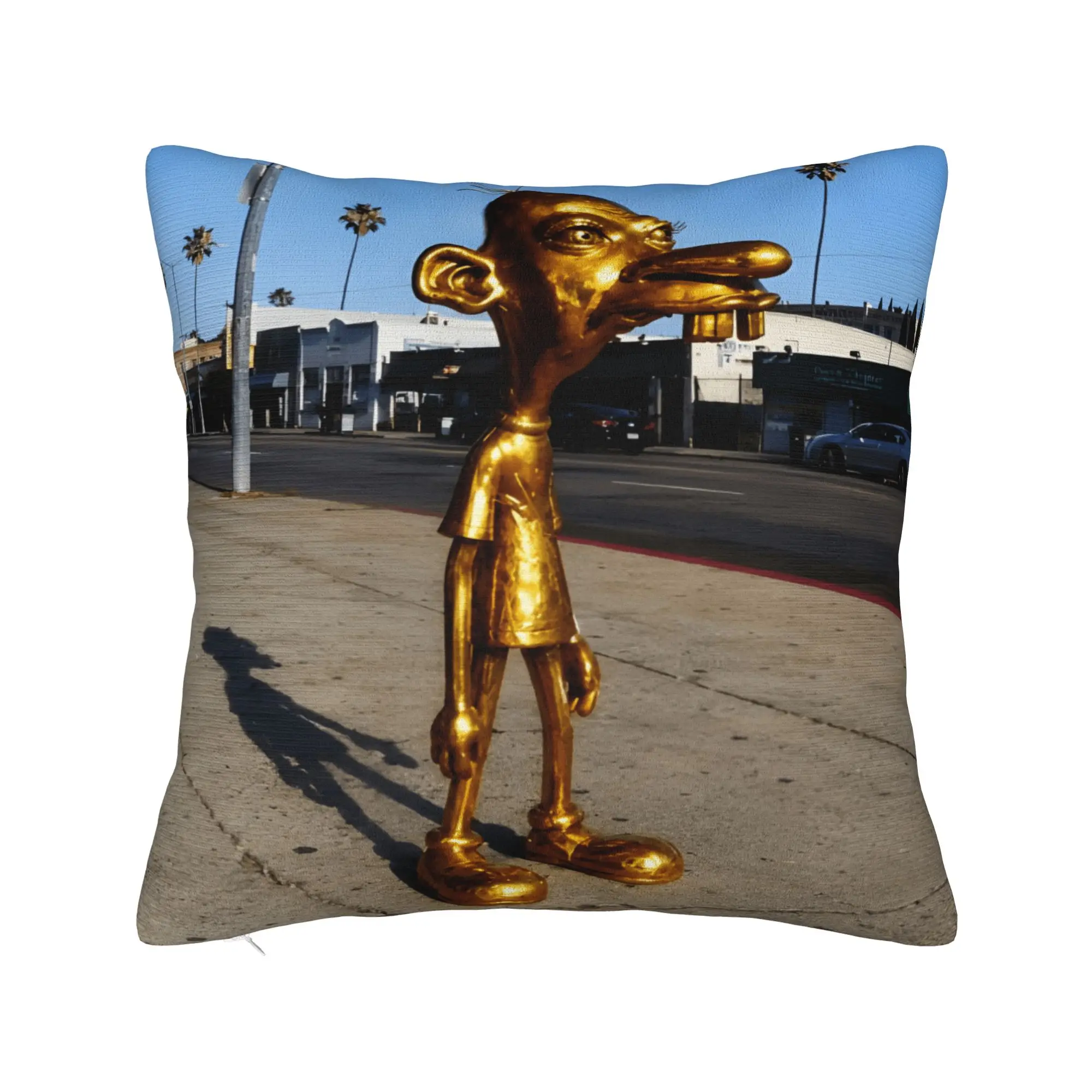Neegy Meme Funny Internet Brainrot Gen Z Pillow Cover  Soft Cushion Cover Fashion Pillow Case For Chair Sofa Home Decor